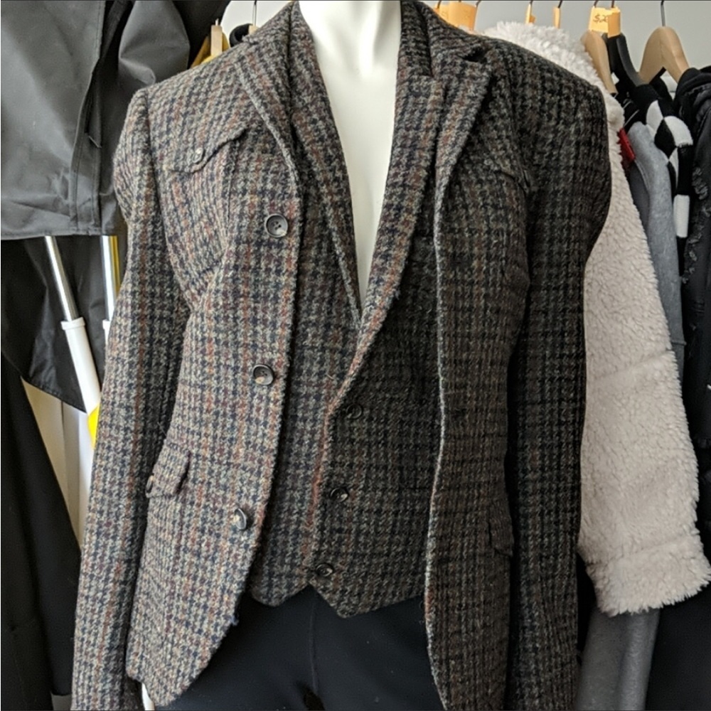 Harris Tweed 2-Piece Jacket